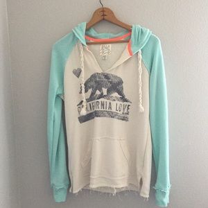 Teal Cali Sweatshirt